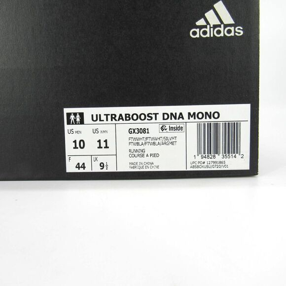 ADIDAS WHITE ULTRABOOST 5.0 DNA SHOES UNISEX SZ M/10 W/11